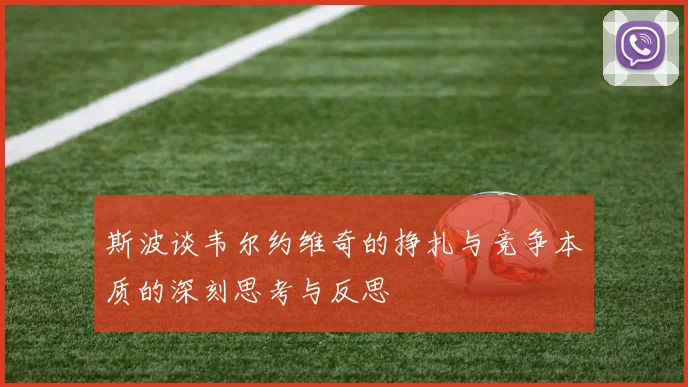 斯波谈韦尔约维奇的挣扎与竞争本质的深刻思考与反思